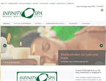 Tablet Screenshot of infinity-spa.de